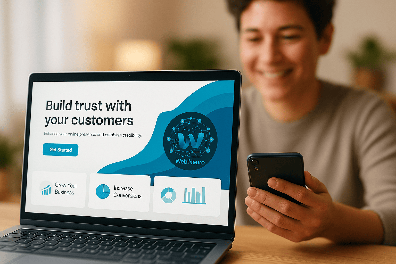 Building trust with your customers through website design