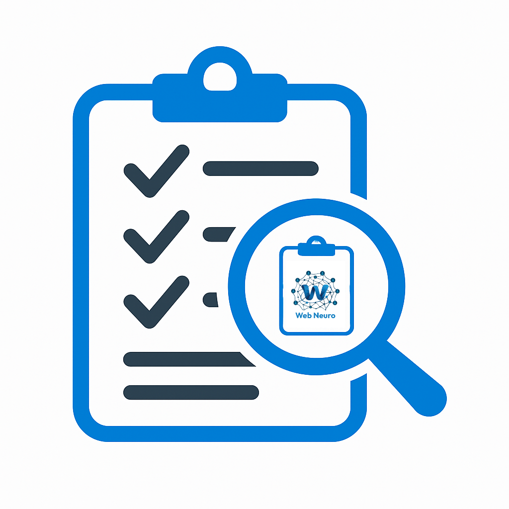 A WebNeuro website audit