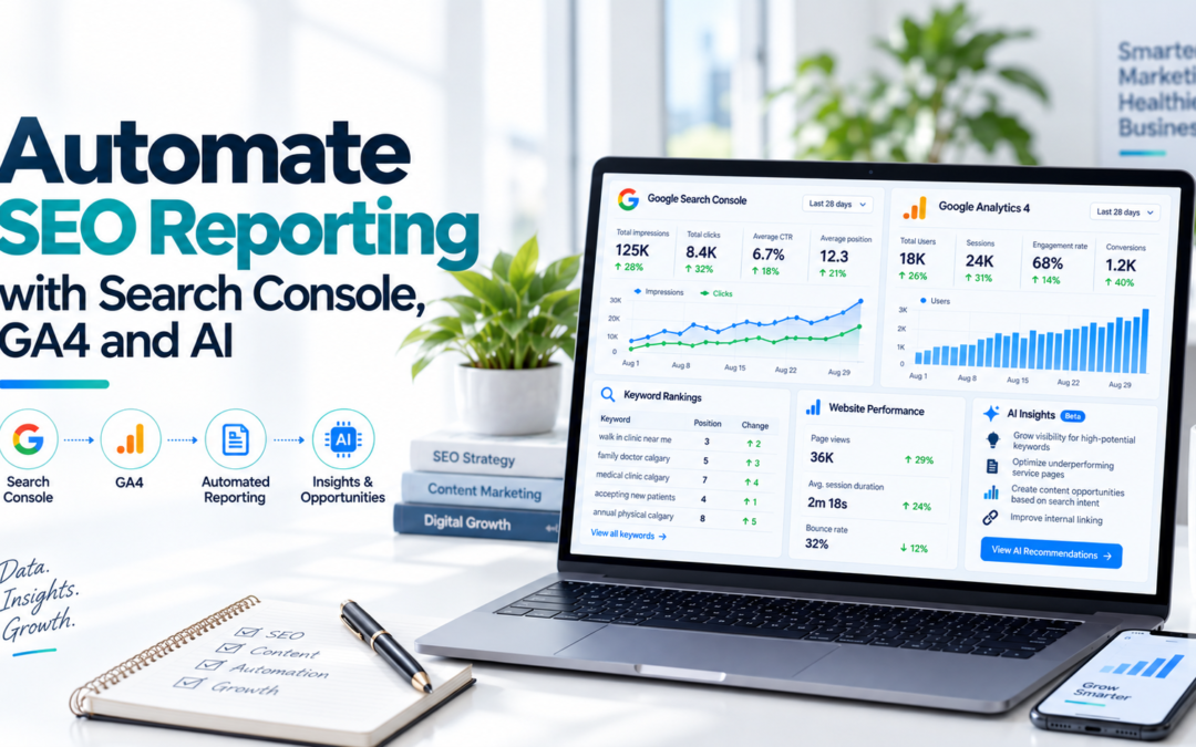 Automate SEO Reporting with Search Console, GA4 and AI